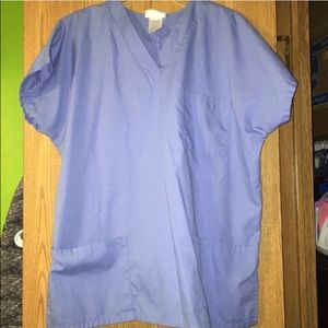 Ceil Blue Scrub Top